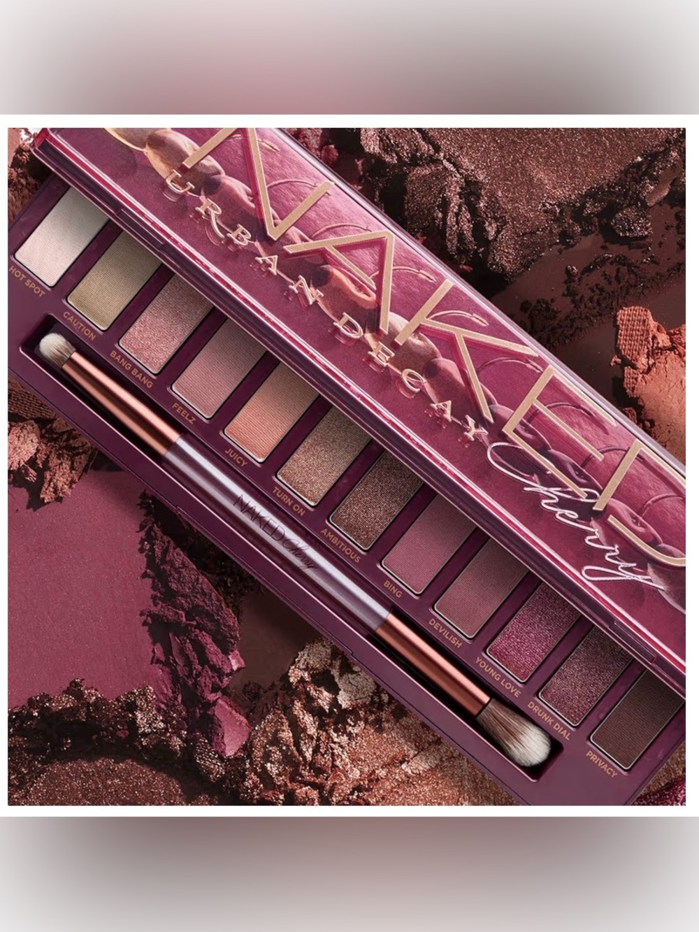 Urban Decay Eyeshadow Palette in Plum Berry Rose Tones Kit Smoky Eye New Rare 12
